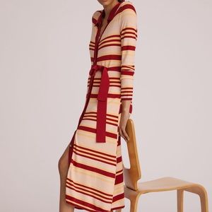 Leave Sweater Maxi Shirtdress